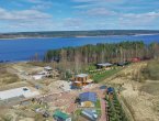 Участок с фундаментом под дом
