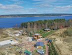 Участок с фундаментом под дом