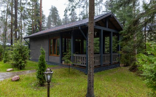 Французское шато среди сосен